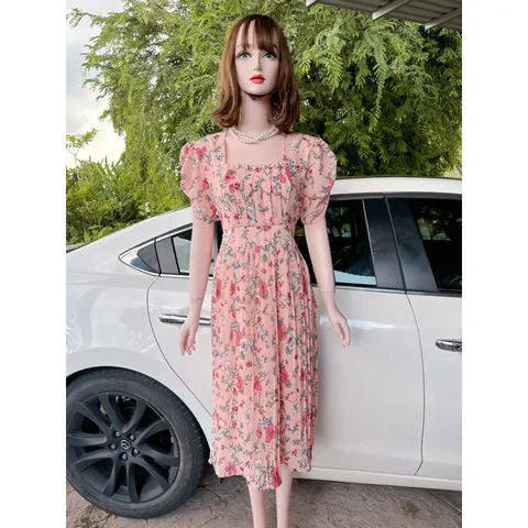 Đầm dập ly siêu đẹp  Hàng có sẵn giao ngay  Giá 290k Đúp lót 2 lớp Hoa siêu đẹp  o theo dáng người  Dưới 80kg mặc đẹp