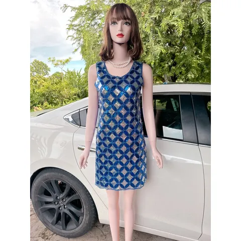 Đầm kim sa siêu sang  Giá 320k Hàng có sẵn giao ngay Chất liệu kim sa siêu đẹp Đúp lót 2 lớp siêu đẹp Dưới 70kg mặc đẹp