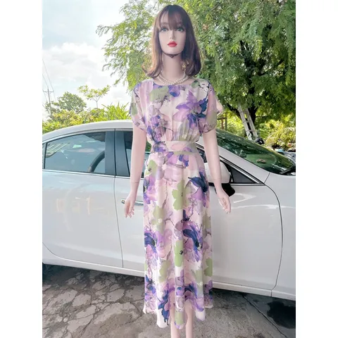Đầm loang dáng dài siêu đẹp Hàng có sẵn giao ngay 2XL Giá 290k Chất liệu mango xịn  Có đủ size tới 90kg Có sẵn 2 túi