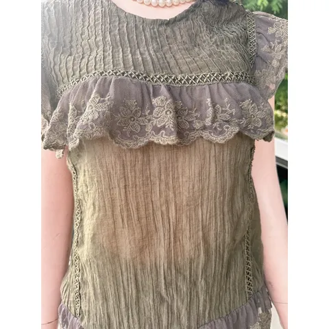 Set ren Chất Vải Đũi thô, Mát Mẻ  Quần Đùi Có Túi Free Size 40-65kg Hàng có sẵn giao ngay S Hàng chính chủ QP Giá 290k