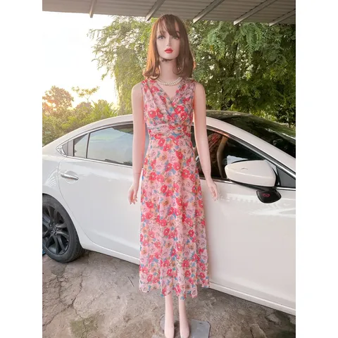Đầm maxi hoa dáng dài  Hàng có sẵn giao ngay  Giá 290k Đúp lót 2 lớp Hàng siêu đẹp  Đủ size Eo dưới 85cm mặc đẹp