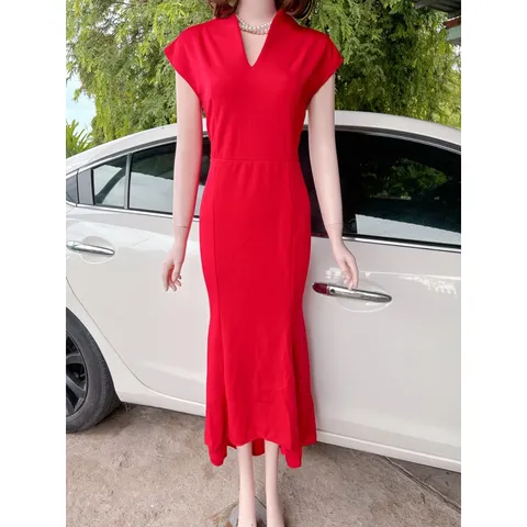 Đầm dạ hội đuôi tôm siêu đẹp có màu hồng và màu xanh coban + màu đỏ Giá 390k Hàng có sẵn giao ngay Co gian dễ chịu