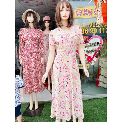 Đầm hoa siêu đẹp Giá 290k/ đầm Hàng có sẵn giao ngay