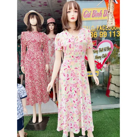 Đầm hoa siêu đẹp Giá 290k/ đầm Hàng có sẵn giao ngay