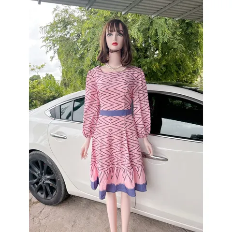đầm nữ cao cấp, họa tiết siêu đẹp, phong cách sang trọng quý phái  Hàng có sẵn giao ngay 3XL Giá 290k Đủ size tới 80kg
