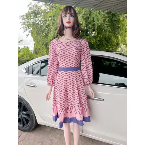 đầm nữ cao cấp, họa tiết siêu đẹp, phong cách sang trọng quý phái  Hàng có sẵn giao ngay 3XL Giá 290k Đủ size tới 80kg