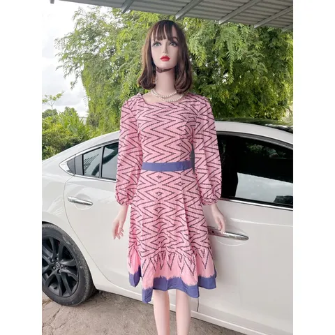 đầm nữ cao cấp, họa tiết siêu đẹp, phong cách sang trọng quý phái  Hàng có sẵn giao ngay 3XL Giá 290k Đủ size tới 80kg