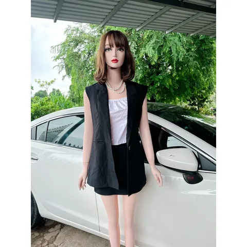 Set áo khoác vesst + áo + chân váy có sẵn lót quần Hàng có sẵn giao ngay  Giá 290k/ cả set Size SM