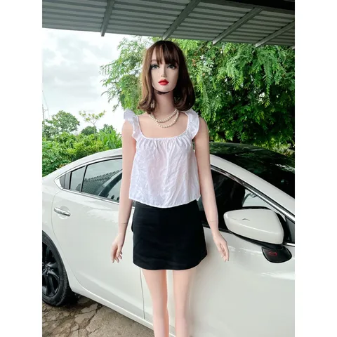 Set áo + chân váy có sẵn lót quần  Hàng có sẵn giao ngay  Giá 290k/ cả set Size SM