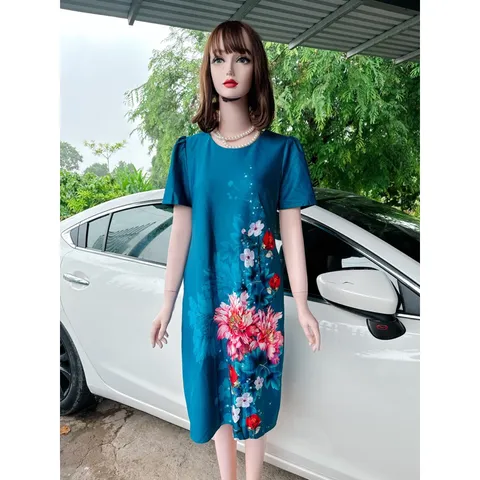 Đầm form SUÔNG RỘNG TRUNG NIÊN THIẾT KẾ LỤA NHẬP CAO CẤP NHIỀU MẪU QUÀ TẶNG Ý NGHĨA NGOẠI MẸ CÔ DÌ Giá 290k Hàng có sẵn