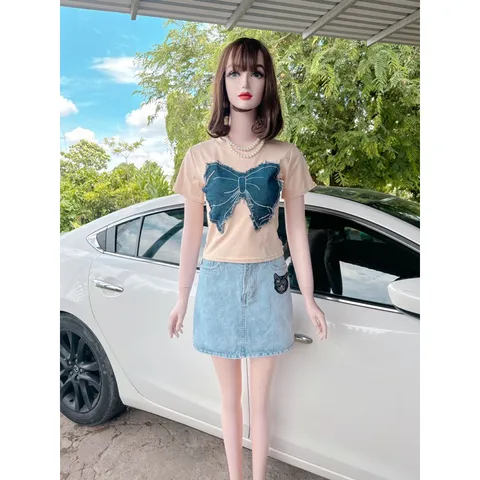 Áo croptop bozip nữ Buom Xanh siêu hottrend  Hàng Quảng châu cao cấp  Màu nude Hàng có sẵn giao ngay  Giá 190k