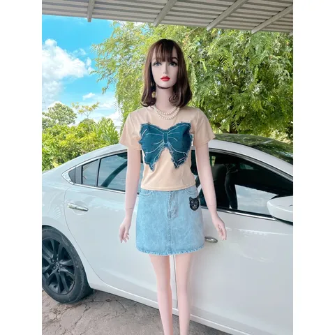 Áo croptop bozip nữ Buom Xanh siêu hottrend  Hàng Quảng châu cao cấp  Màu nude Hàng có sẵn giao ngay  Giá 190k