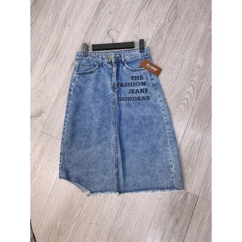 Chân váy jean siêu đẹp Hàng có sẵn giao ngay SML Giá 190k Hàng quảng châu cao cấp Chất liệu jean xịn