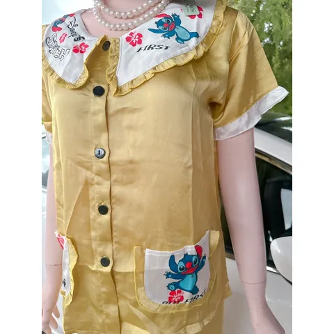 Set áo + quần tiểu thư  Màu vàng nhạt Hàng có sẵn giao ngay  Giá 190k/ cả set Chất liệu lụa latin mát mịn