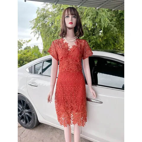 ĐẦM REN SANG CHẢNH dịu dàng thanh lịch, sang trọng 👉 chất liệu ren co giãn 👉 hàng cao cấp Giá 320k