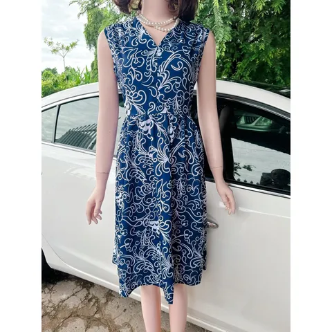 Đầm họa tiết sang trọng Giá 290k Hàng có sẵn giao ngay  Đủ size tới 70kg