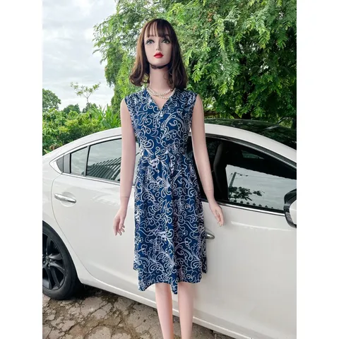 Đầm họa tiết sang trọng Giá 290k Hàng có sẵn giao ngay  Đủ size tới 70kg