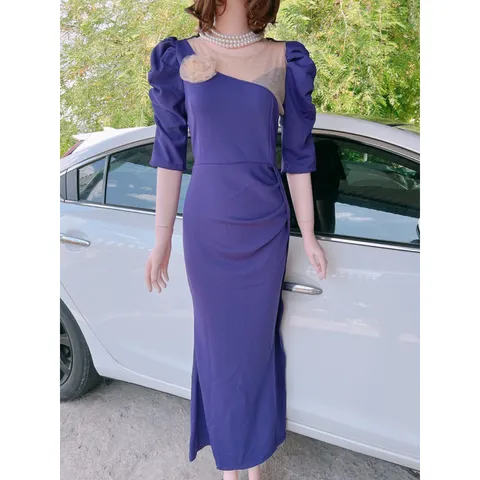 Đầm dạ hội cách điệu Hàng có sẵn giao ngay Giá 380k Hàng có co giãn Đủ size chuyên hàng thiết kế
