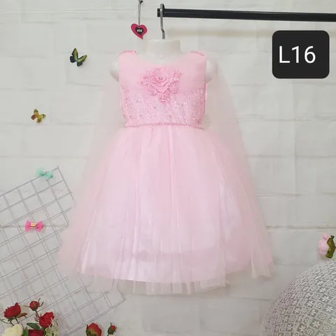 Đầm công chúa Hồng Giá 180k Hàng có sẵn giao ngay S5S6 Size từ 14kg đến 20kg Hàng dày dặn 3 lớp