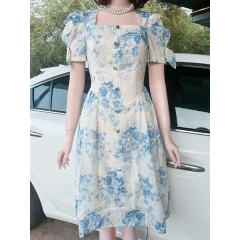 Đầm hoa nilen