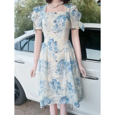 Đầm hoa nilen