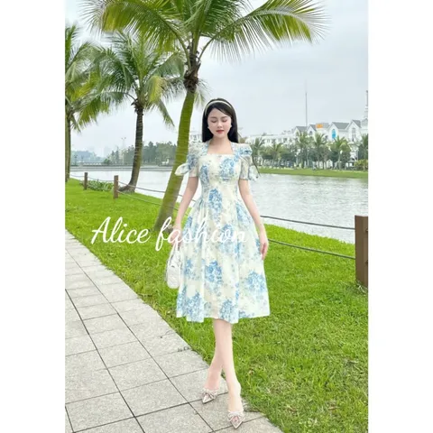 Đầm hoa nilen