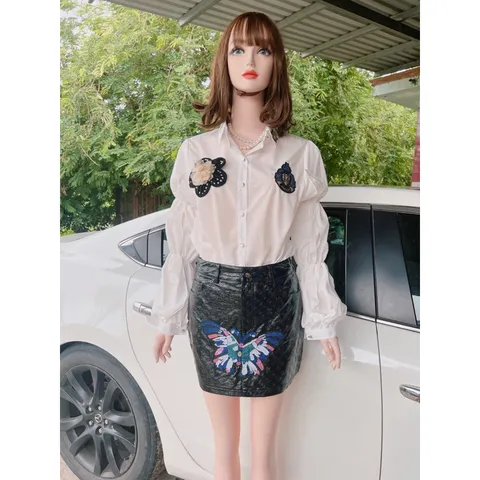Set áo + váy Hàng siêu cấp Giá 499k Hàng có sẵn giao ngay Kèm ảnh thật shop chụp