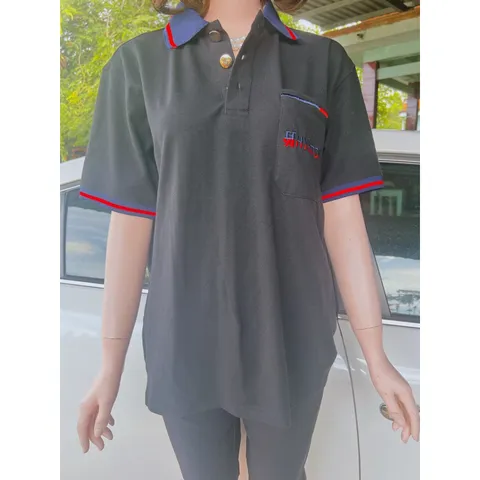 Áo polo thiết kế túi ngực phối cổ viền đen đỏ KÈM ẢNH THẬT] ÁO POLO FORM ĐỨNG BASIC DỄ MẶC CHẤT BAO ĐEP Nam nữ