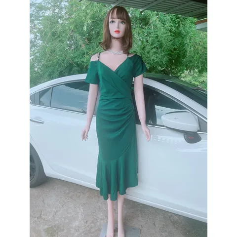 Đầm đuôi cá co giãn dễ mặc