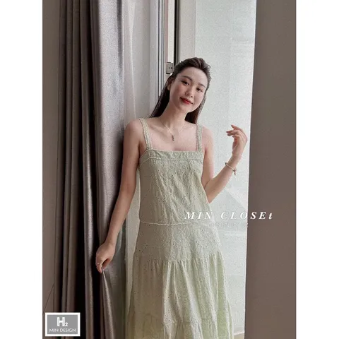 Đầm tiểu thư phối ren  Ảnh thật Đầm dày dặn thích hợp mặc dạo phố caffe form rộng mặc thoải mái bầu bí bon chen được
