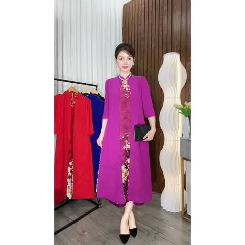 Đầm chất liệu mango cao cấp
