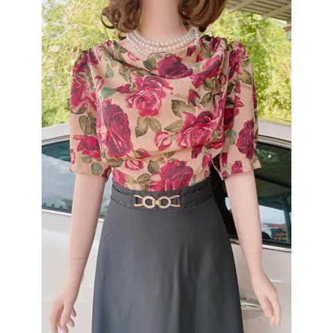 Đầm công sở chất liệu lụa mịn Có đủ size tới 3Xl là 75kg mặc vừa Hàng có sẵn giao ngay Giá 299k Hình thật chụp