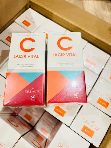 Viên Uống Lacir Vital C Hỗ Trợ Sáng Da Tăng Cường Sức Khỏe Nâng Cao Đề Kháng