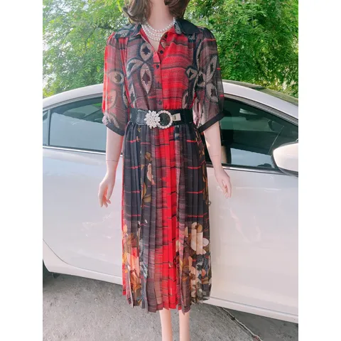 đầm vintage dập ly  chất liệu vải lụa, von, tằm mặc nhẹ nhàng thoải mái lịch sử sang trọng quý phái tôn dáng form chuẩn