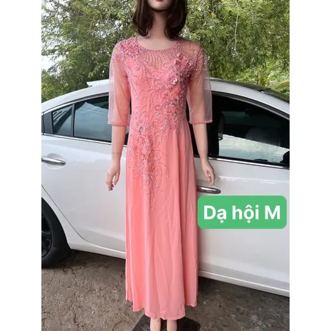 Đầm dạ hội áo dài bên trong đã có váy nên không cần mua thêm quần  Hàng đính kết siêu đẹp Giá 600k/ cái 🍒