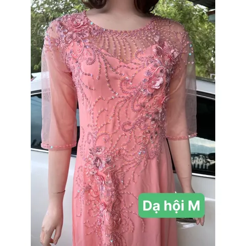 Đầm dạ hội áo dài bên trong đã có váy nên không cần mua thêm quần  Hàng đính kết siêu đẹp Giá 600k/ cái 🍒