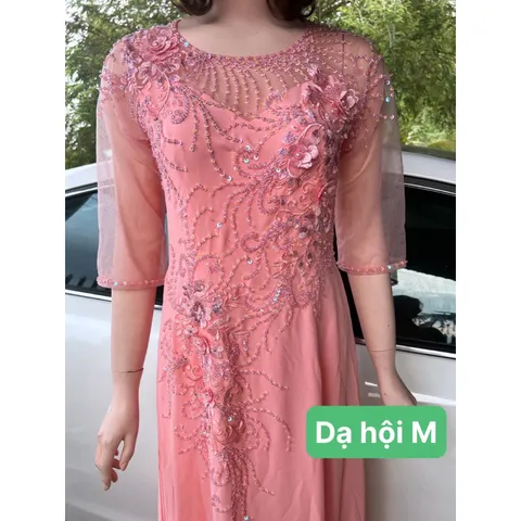 Đầm dạ hội áo dài bên trong đã có váy nên không cần mua thêm quần  Hàng đính kết siêu đẹp Giá 600k/ cái 🍒