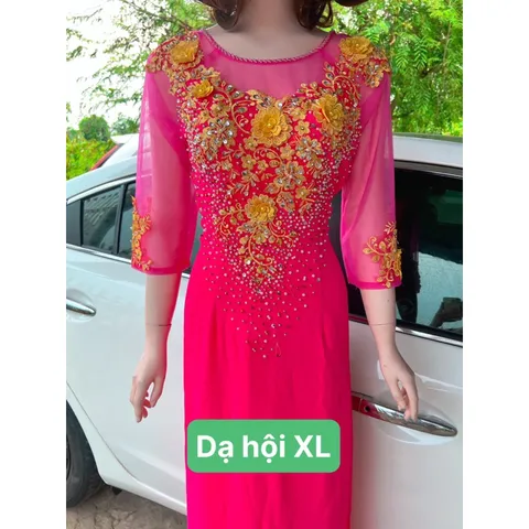 Đầm dạ hội áo dài bên trong đã có váy nên không cần mua thêm quần  Hàng đính kết siêu đẹp Giá 600k/ cái 🍒Hàng thêu tỉ