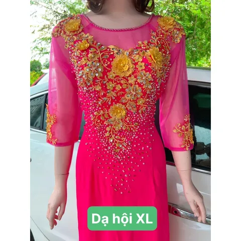 Đầm dạ hội áo dài bên trong đã có váy nên không cần mua thêm quần  Hàng đính kết siêu đẹp Giá 600k/ cái 🍒Hàng thêu tỉ