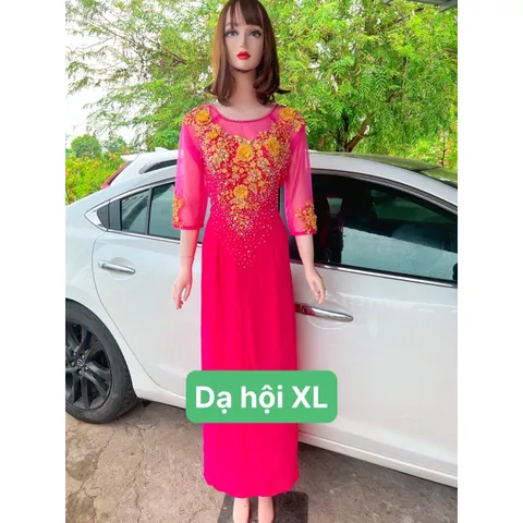 Đầm dạ hội áo dài bên trong đã có váy nên không cần mua thêm quần  Hàng đính kết siêu đẹp Giá 600k/ cái 🍒Hàng thêu tỉ