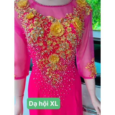 Đầm dạ hội áo dài bên trong đã có váy nên không cần mua thêm quần  Hàng đính kết siêu đẹp Giá 600k/ cái 🍒Hàng thêu tỉ