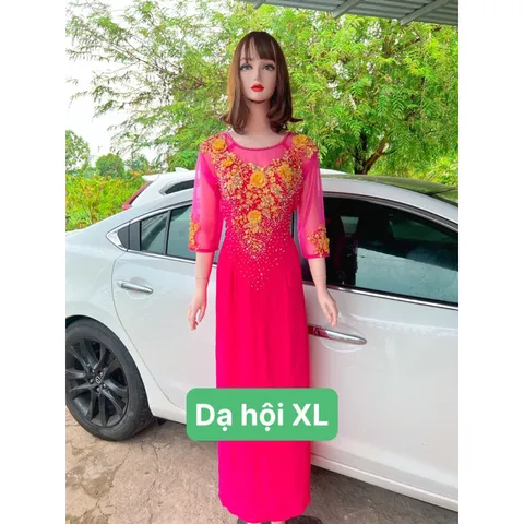 Đầm dạ hội áo dài bên trong đã có váy nên không cần mua thêm quần  Hàng đính kết siêu đẹp Giá 600k/ cái 🍒Hàng thêu tỉ