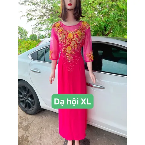 Đầm dạ hội áo dài bên trong đã có váy nên không cần mua thêm quần  Hàng đính kết siêu đẹp Giá 600k/ cái 🍒Hàng thêu tỉ