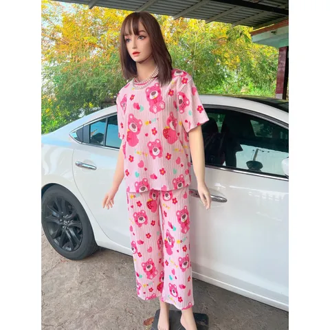 BỘ XỐP HÌNH CUTE  CHẤT LIỆU: VẢI XỐP NHẬT, CAO CẤP SIZE : 40-60 KG Set Bộ Mặc Nhà Thun Gân, Xốp Nhật Vải Đẹp Đủ Hoạ Tiết