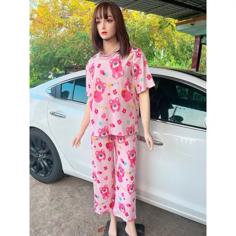 BỘ XỐP HÌNH CUTE  CHẤT LIỆU: VẢI XỐP NHẬT, CAO CẤP SIZE : 40-60 KG Set Bộ Mặc Nhà Thun Gân, Xốp Nhật Vải Đẹp Đủ Hoạ Tiết