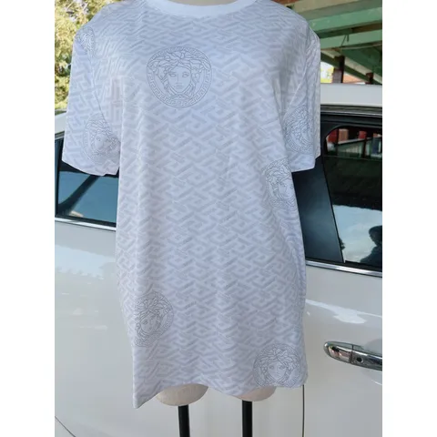 Áo thun cổ tròn in họa tiết đơn giản lịch lãm chống xù form chuẩn Giá 190k Hàng Quảng Châu  Hàng có sẵn giao ngay