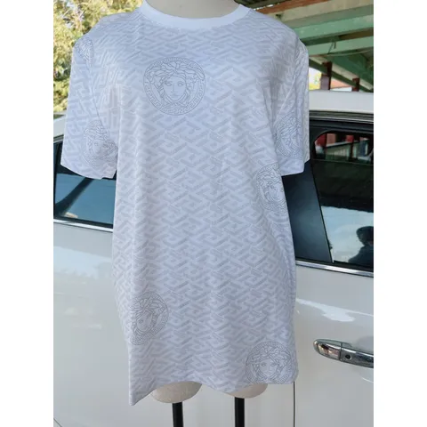 Áo thun cổ tròn in họa tiết đơn giản lịch lãm chống xù form chuẩn Giá 190k Hàng Quảng Châu  Hàng có sẵn giao ngay