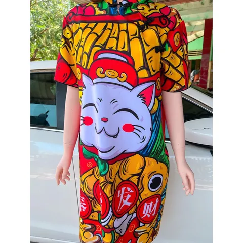 đầm hoạ tiết có kèm thêm ảnh chụp thật tone màu diện vô cùng thoải mái tự tin  diện đi làm đi chơi, tiệc tùng , du lịch,