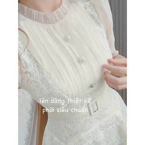 Đầm ren đẹp Giá 290k Hàng có sẵn giao ngay Hàng đường may đẹp, kỹ, đúng mô tả.  100% sử dụng hình ảnh thật của sản phẩm