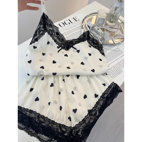 Về toàn màu HOT Nha hn sz  M L hàng QC BỘ NGỦ LỤA 2 DÂY QCCC Chuẩn chất lụa QC siêu đẹp nhaaa
